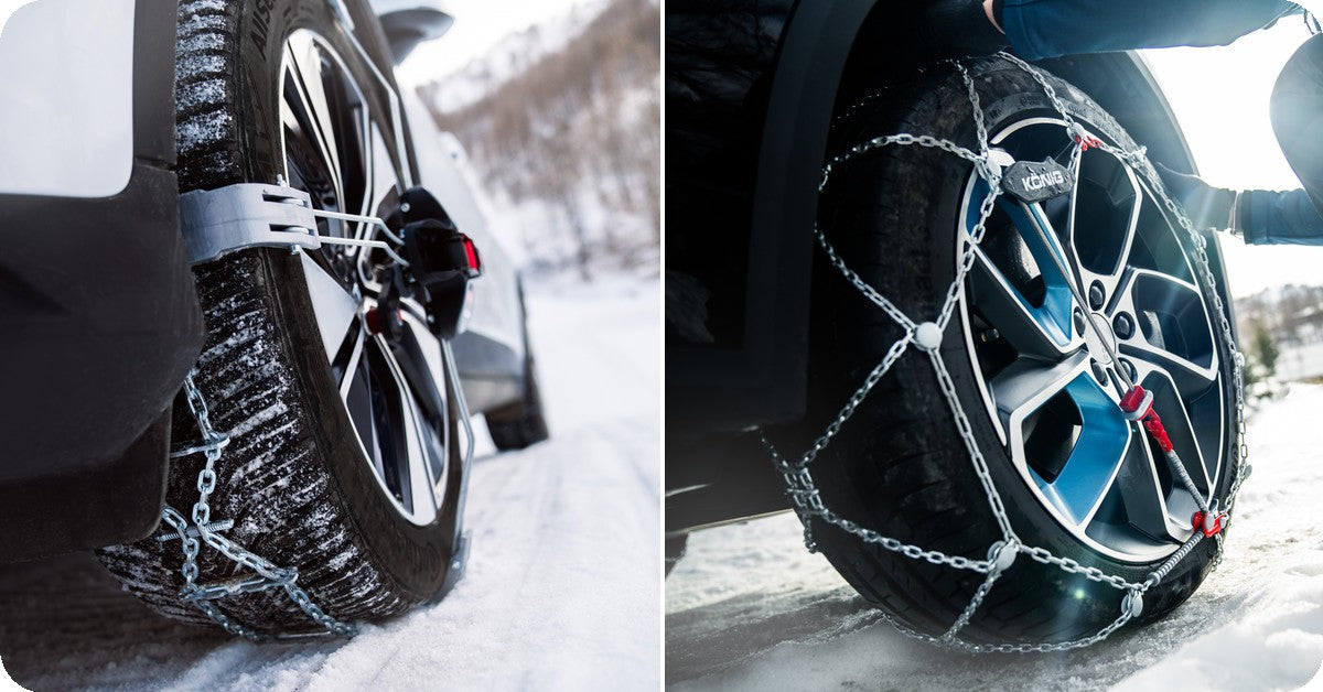 Sneeuwkettingen vs loopvlakkettingen: wat is het verschil?
