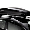 Hapro Traxer 66 brilliant black op auto schuin