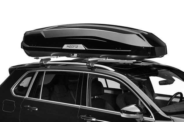 Hapro Trivor 640 | Brilliant Black | Skibox - Dakkoffer – productfoto 4