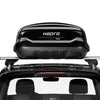 Hapro Trivor 640 Brilliant Black op auto achterkant