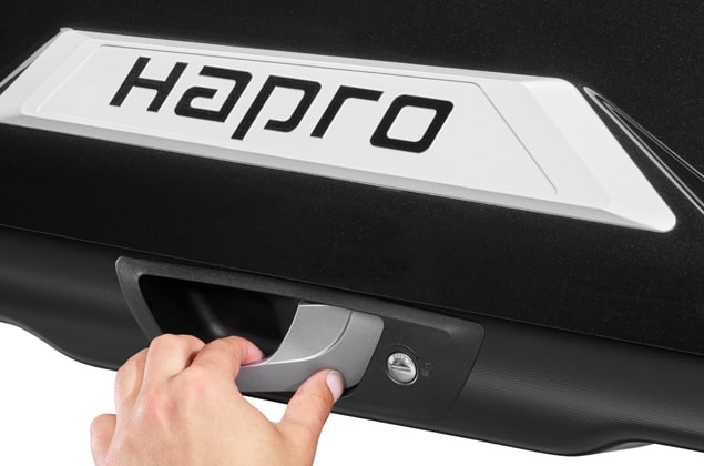 Hapro Trivor - Brilliant Black - handgreep