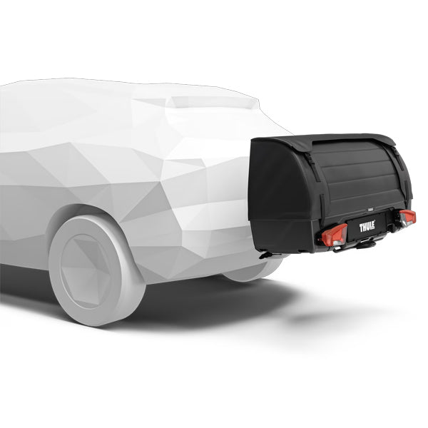 Thule Onto 2 trekhaakkoffer 300 liter in situatie