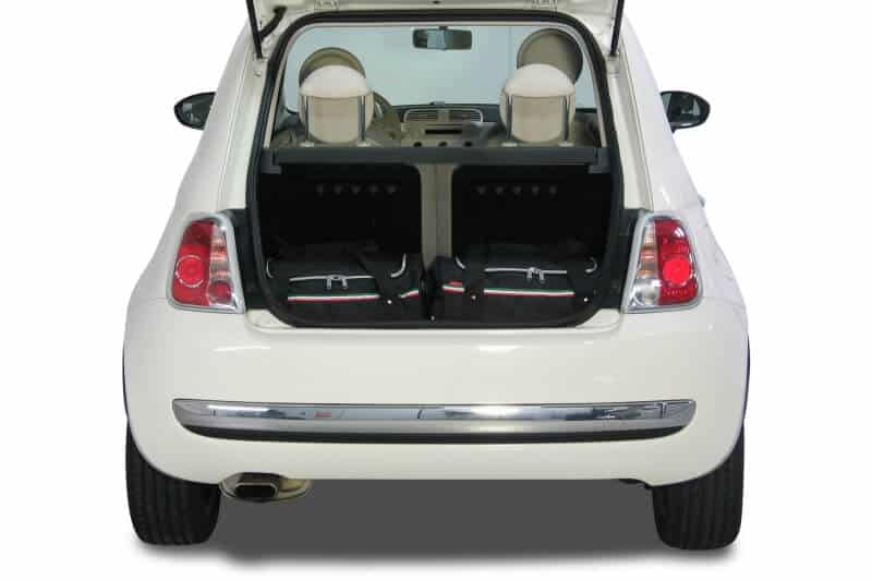 Fiat 500 3dr Hatchback | 2007-heden Car-Bags reistassenset – productfoto 2