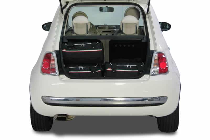 Fiat 500 3dr Hatchback | 2007-heden Car-Bags reistassenset – productfoto 3