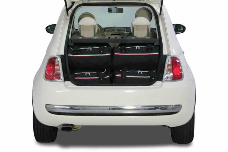 Fiat 500 3dr Hatchback | 2007-heden Car-Bags reistassenset – productfoto 4