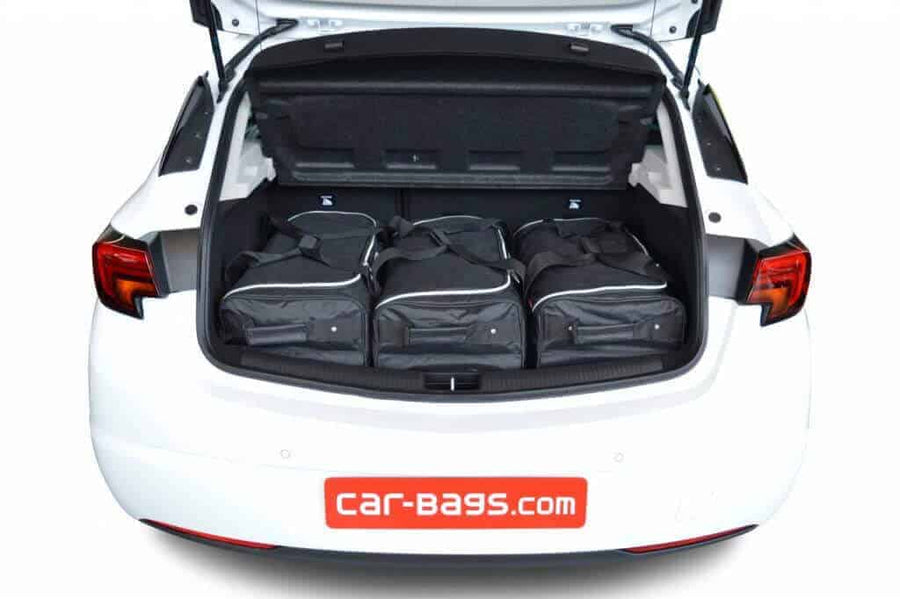 Opel Astra K 5dr Hatchback | 2015-heden Car-Bags reistassenset – productfoto 2