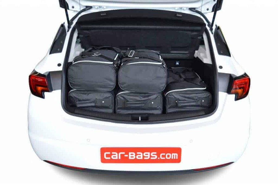 Opel Astra K 5dr Hatchback | 2015-heden Car-Bags reistassenset – productfoto 3