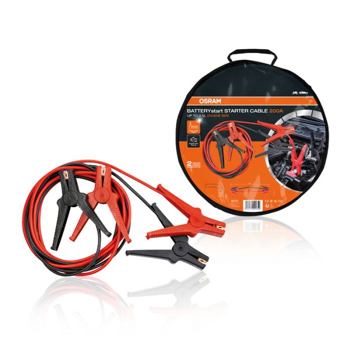 Osam BATTERYstart startkabels 200A met opbergtas