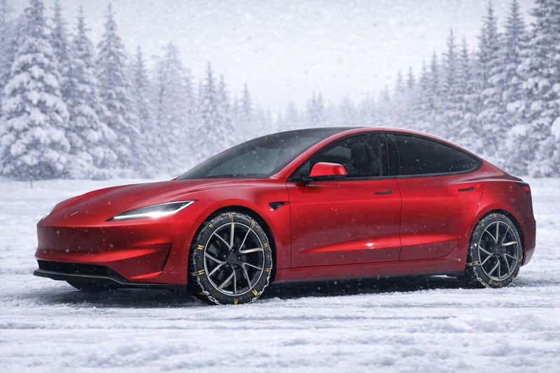 Tesla sneeuwkettingen