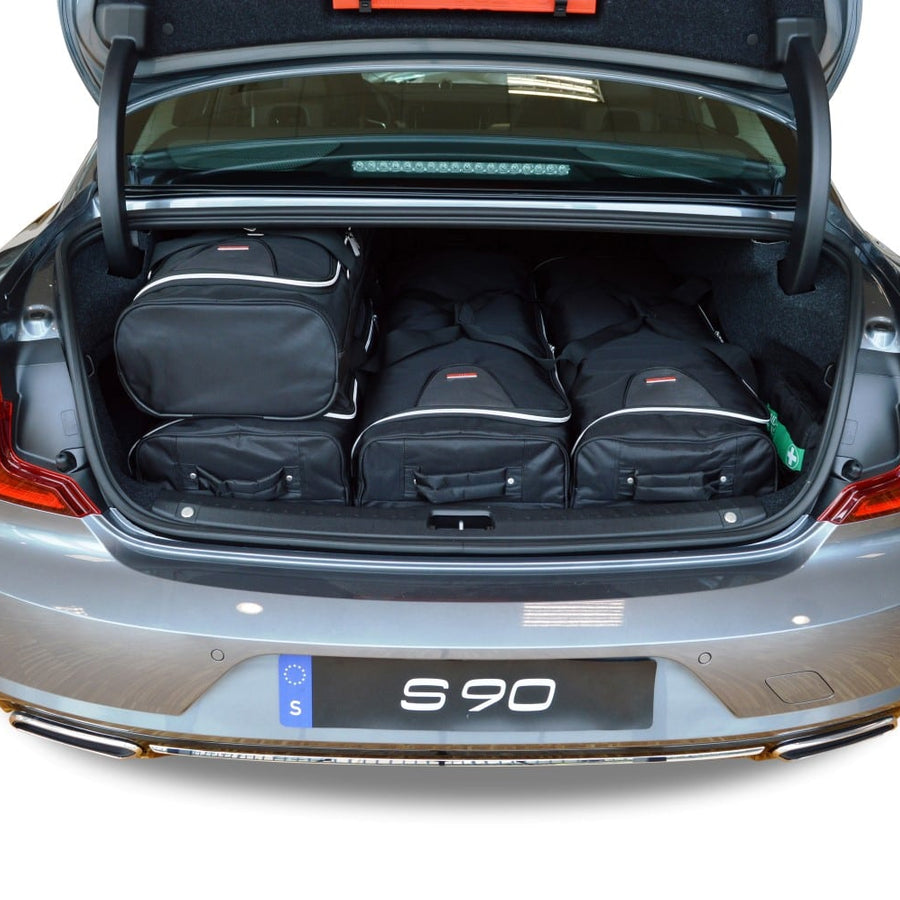 Volvo S90 4dr Sedan | 2016-heden Car-Bags reistassenset met Volvo logo – productfoto 3