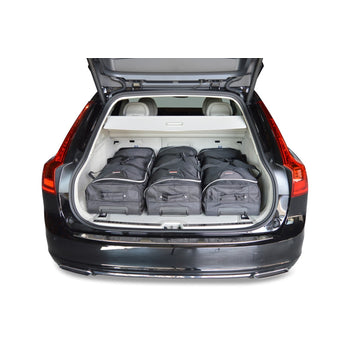 Volvo V90 5dr Wagon | 2016-heden Car-Bags reistassenset met Volvo logo – productfoto 2