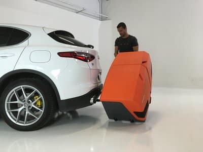 Towbox V3 bagagebox trekhaak naar auto rijden