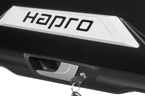 Hapro Trivor - Brilliant Black - sluiting met sleutel